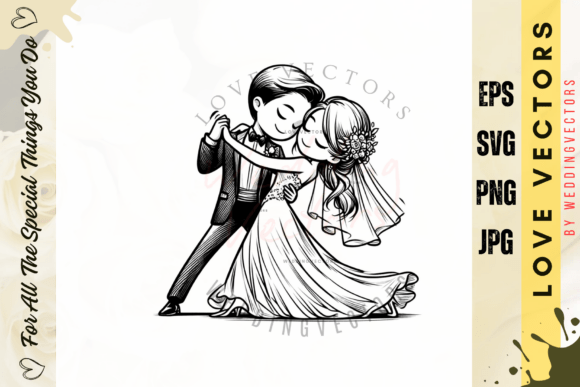C3133: Romantic Vectors for Wedding & Love Designs