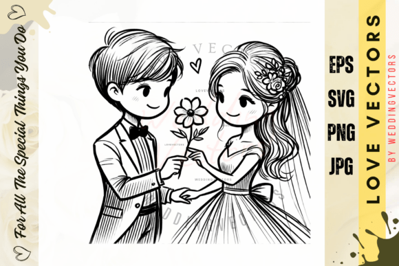 Capturing Romance: The C709 Wedding Vector Collection