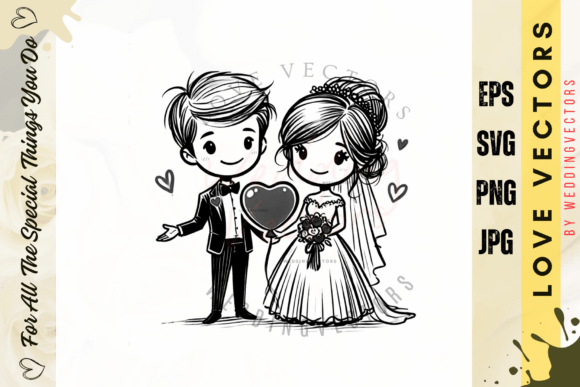 Enchanting Watercolor Vectors for Wedding Design
