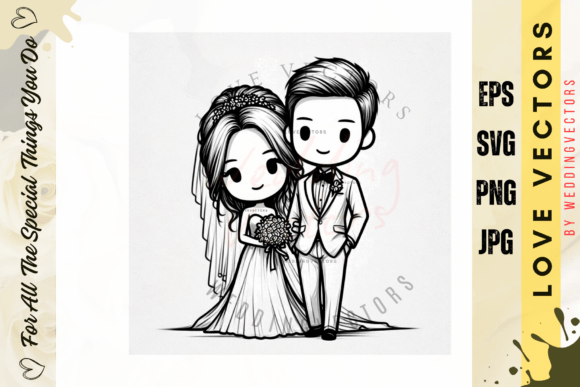 Golden Vectors: Capturing Eternal Romance in Design