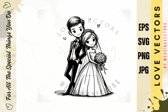 The C2449 Graphic Set: Elegant Wedding Design Elements