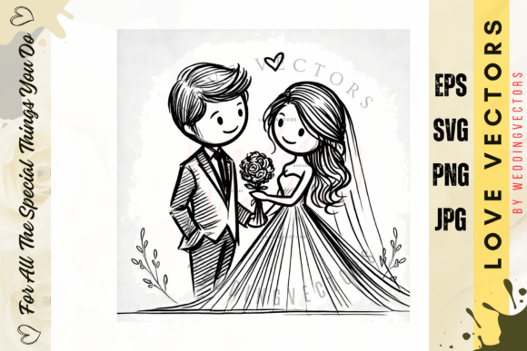 Wedding Couple and Love Vectors: A Designer's Guide to C540