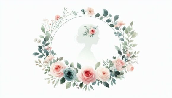 Wedding Floral Border: Your All-in-One Digital Design Package